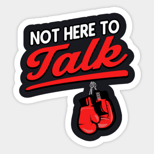 Boxing Gloves Boxer Gift Sticker